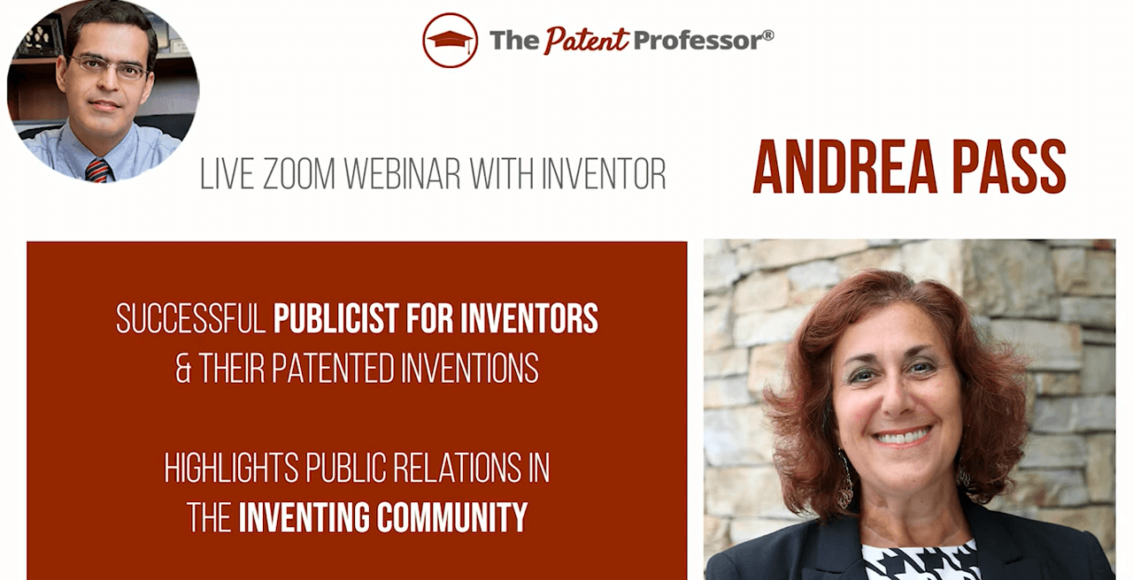 Exploring Public Relations in the Inventor Community with Andrea Pass - 877-728-7763